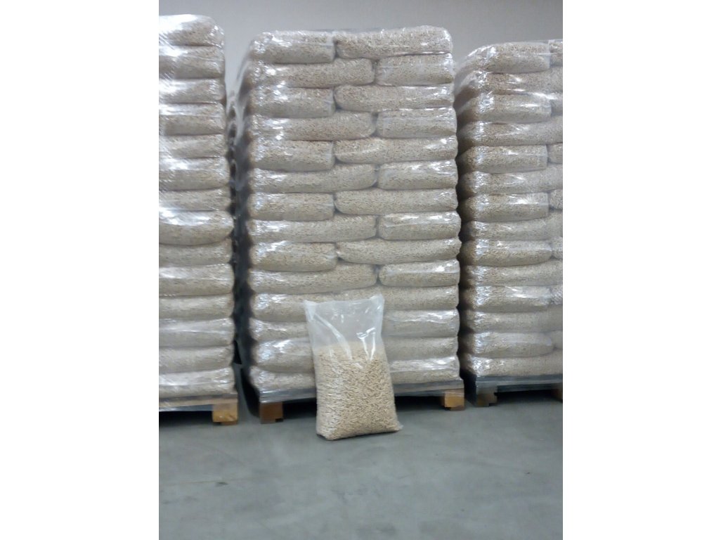 pelety A1 - balené - Paleta 1050 kg