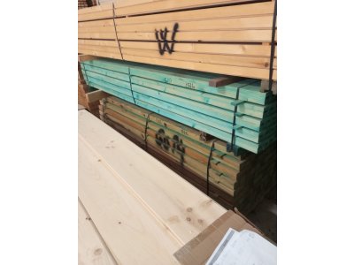 Lať 35x53x2363 mm mořená