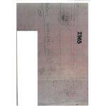 Lať 35x53x2363 mm mořená